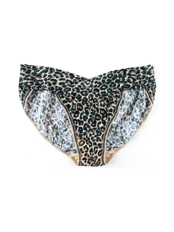 Printed Signature Lace V-Kini sold by Hanky Panky
