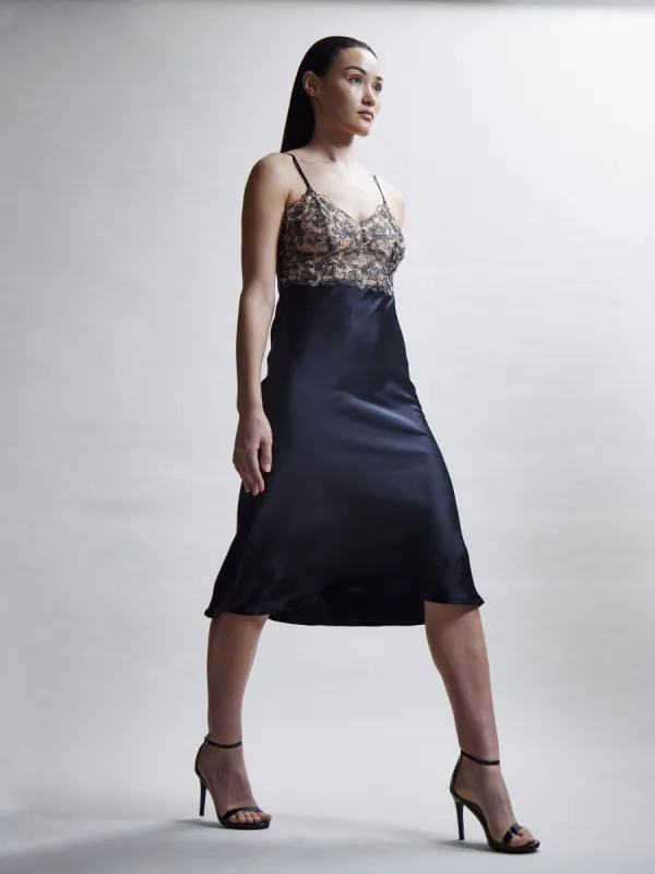 Prabal Gurung Rose Gold Slip Dresss sold by Hanky Panky