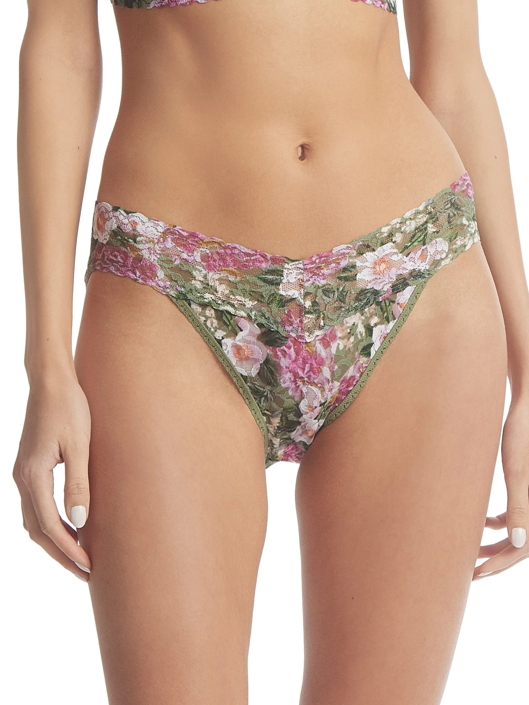 Printed Signature Lace V-Kini Florist Sale sold by Hanky Panky product image thumbnail 2