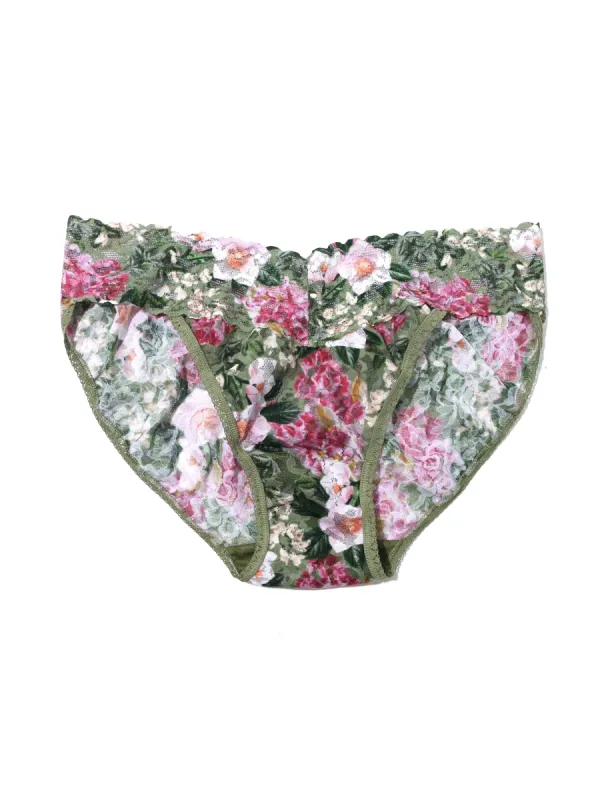 Printed Signature Lace V-Kini Florist Sale sold by Hanky Panky