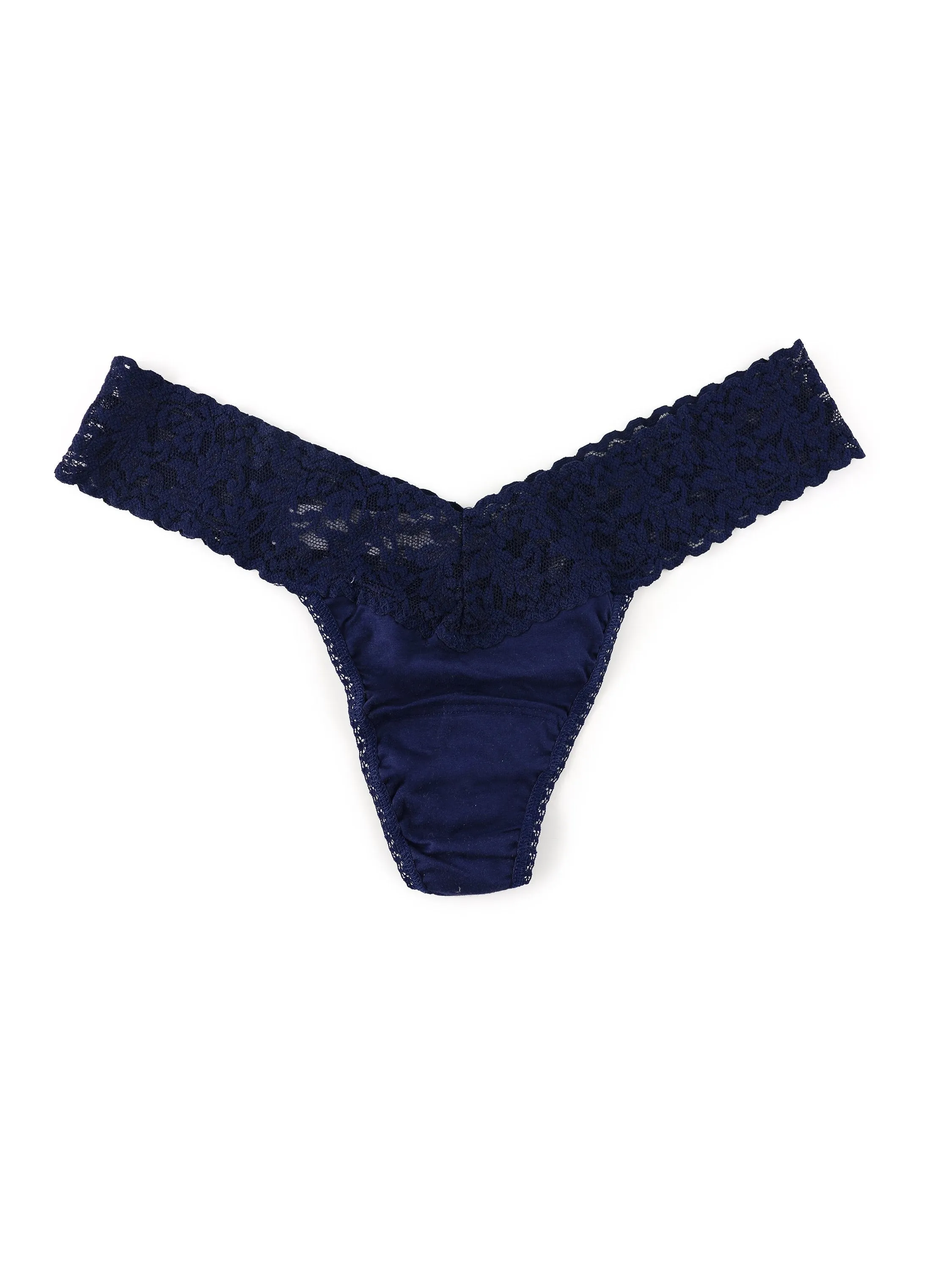 Supima® Cotton Low Rise Thong Navy sold by Hanky Panky product image thumbnail 2