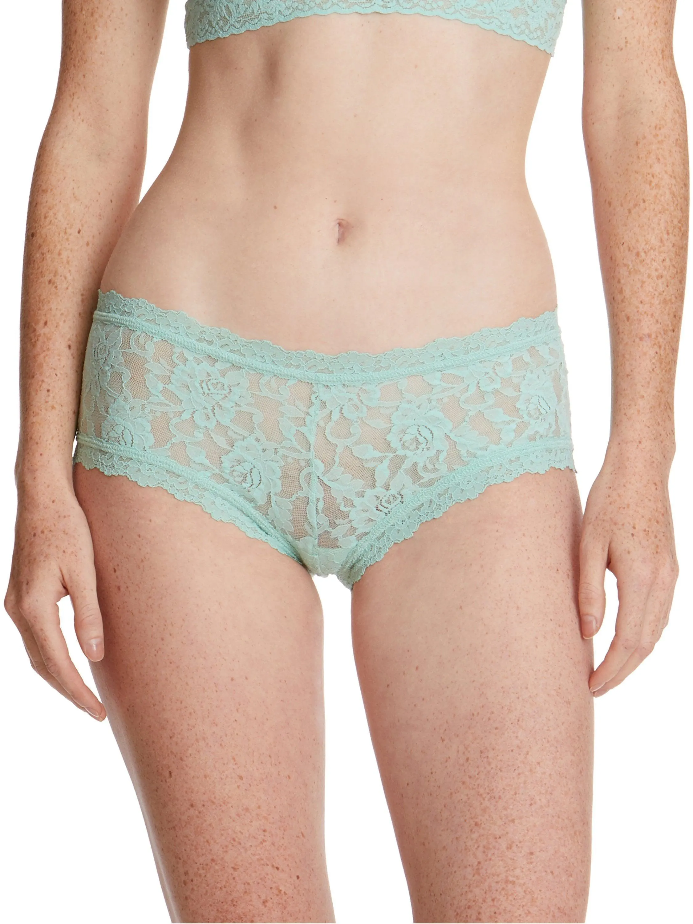 Signature Lace Boyshort Mint Sprig Green Sale sold by Hanky Panky