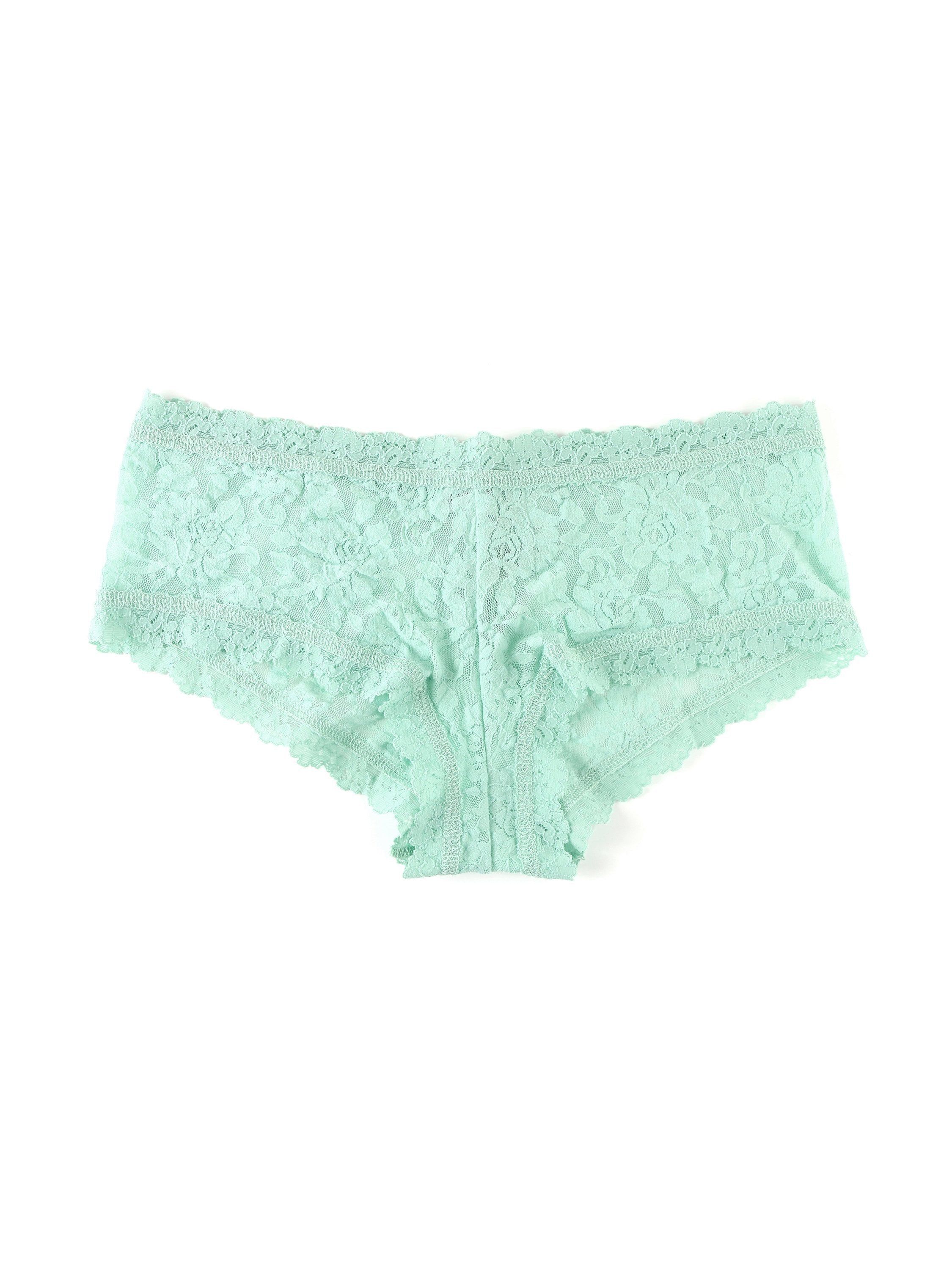 Signature Lace Boyshort Mint Spring Green sold by Hanky Panky