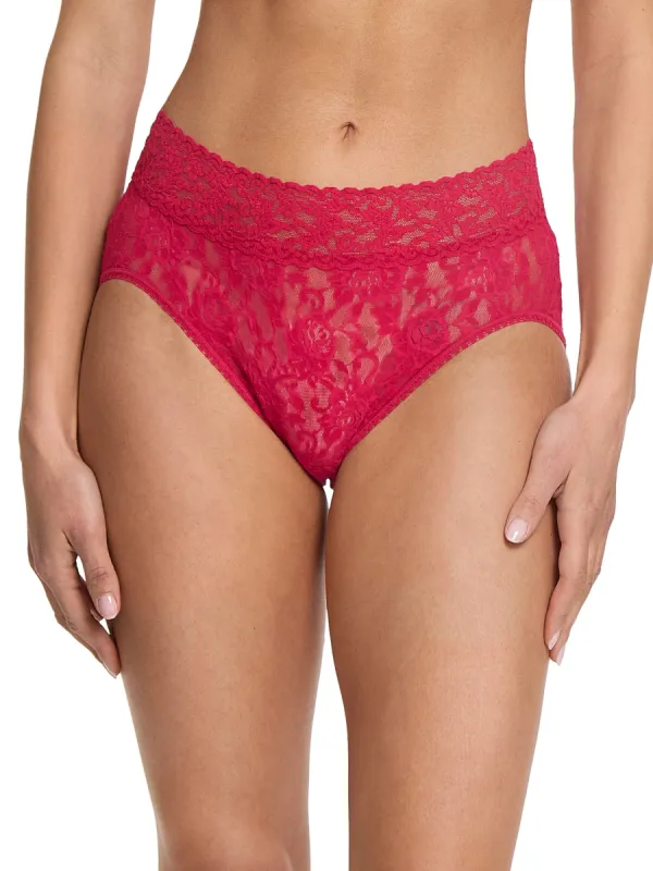 Signature Lace® French Brief Beet Juice Red Sale sold by Hanky Panky