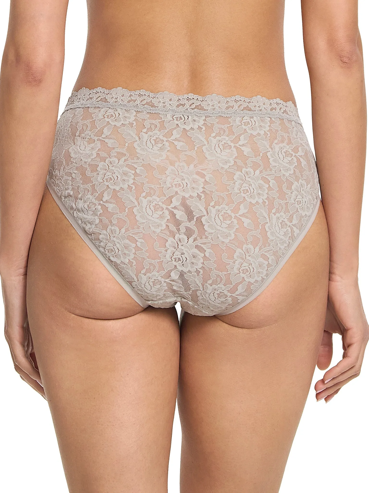 Signature Lace® V-Front High Cut Brief Sleep In Grey Sale sold by Hanky Panky product image thumbnail 2