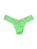 Signature Lace Low Rise Thong Kiwi Punch Green sold by Hanky Panky