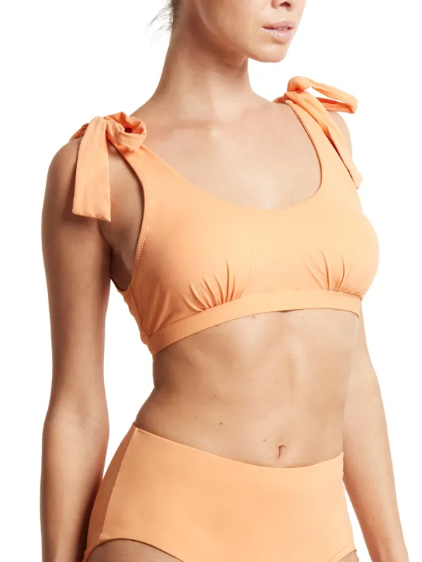 Scoop Neck Swim Top Florence Orange Sale made by Hanky Panky