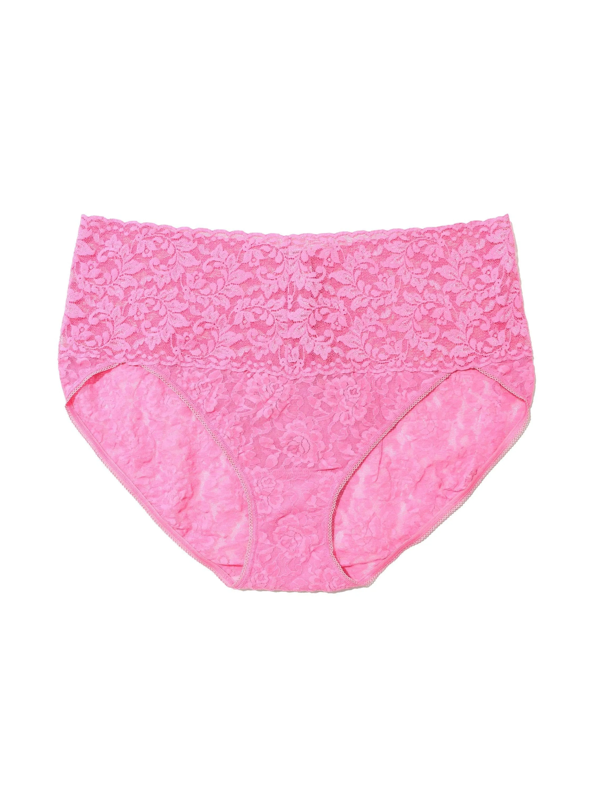 Retro Lace V-Kini Taffy Pink Sale sold by Hanky Panky product image thumbnail 5