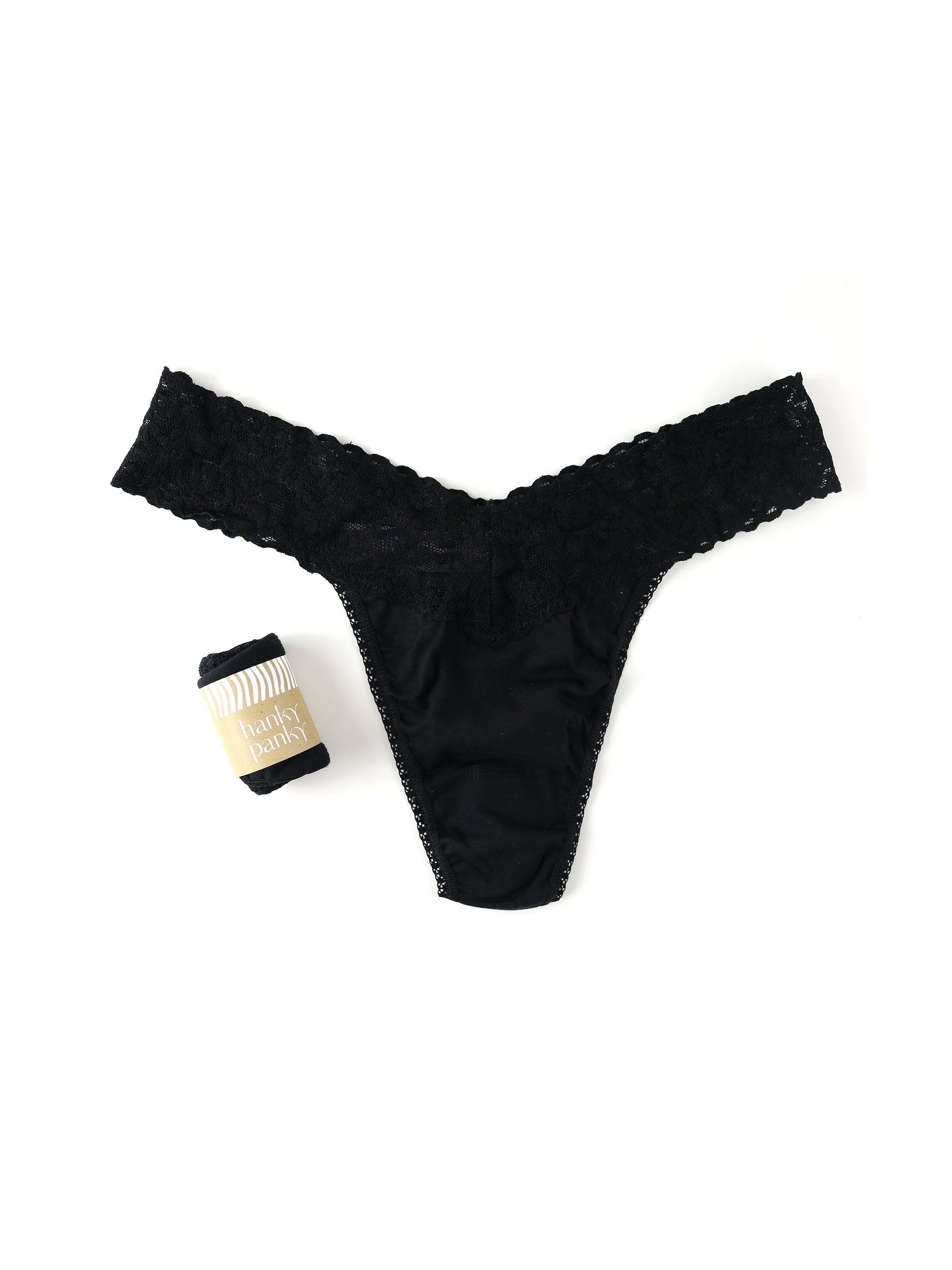 Supima® Cotton Original Rise Thong sold by Hanky Panky product image thumbnail 5