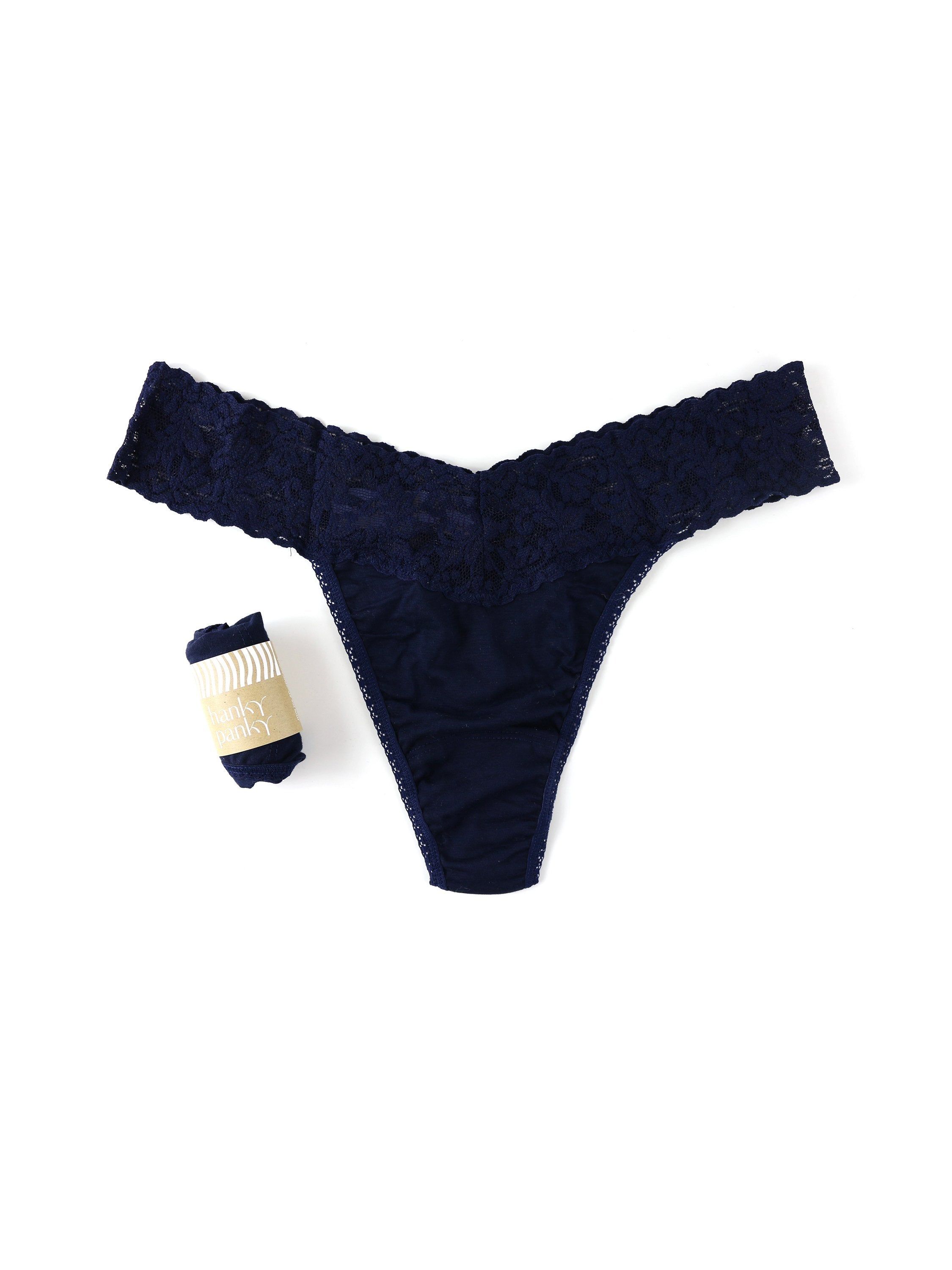 Supima® Cotton Original Rise Thong sold by Hanky Panky product image thumbnail 3