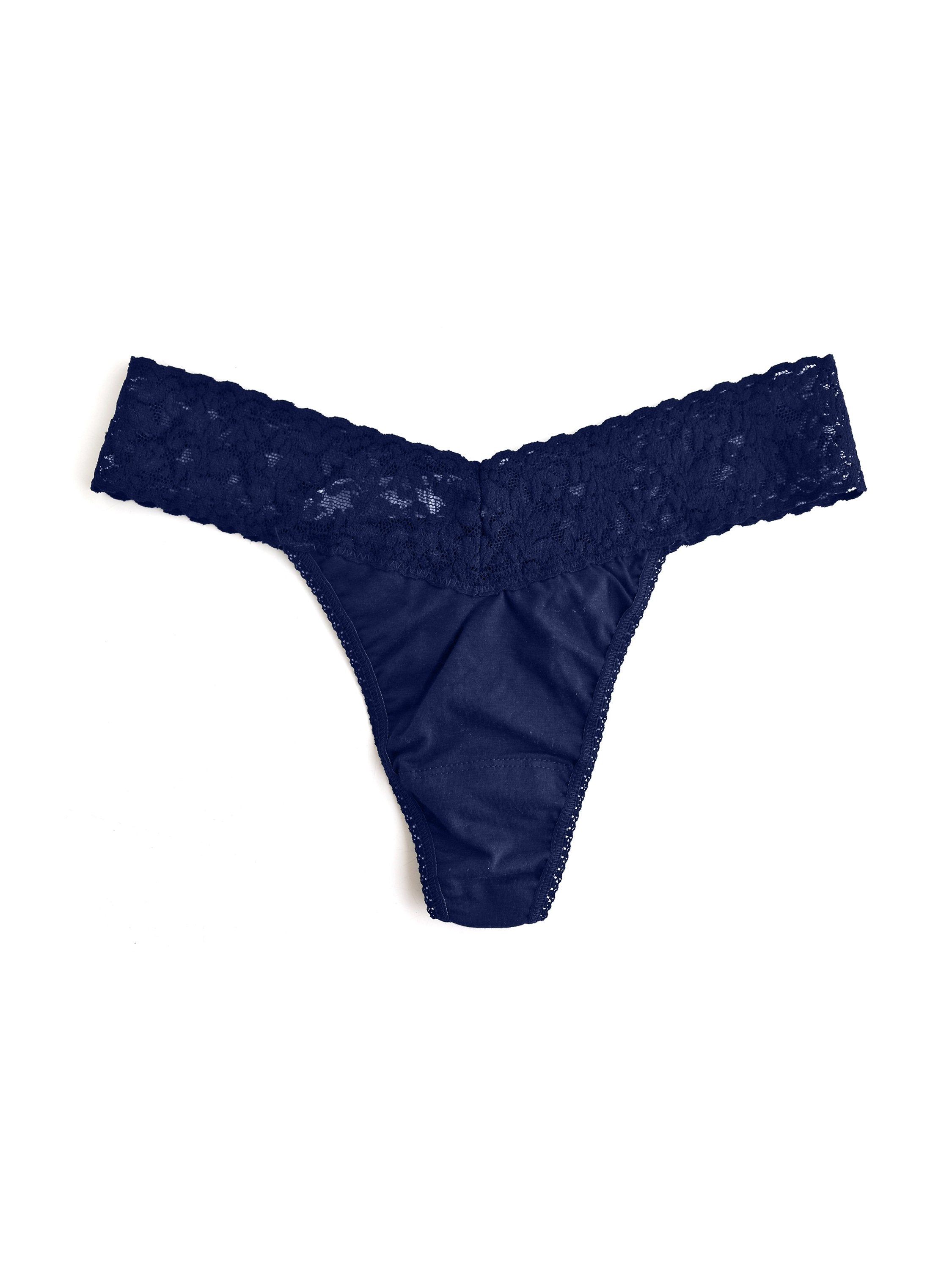 Supima® Cotton Original Rise Thong sold by Hanky Panky