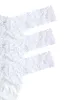 3 Pack Signature Lace® Low Rise Thongs White sold by Hanky Panky