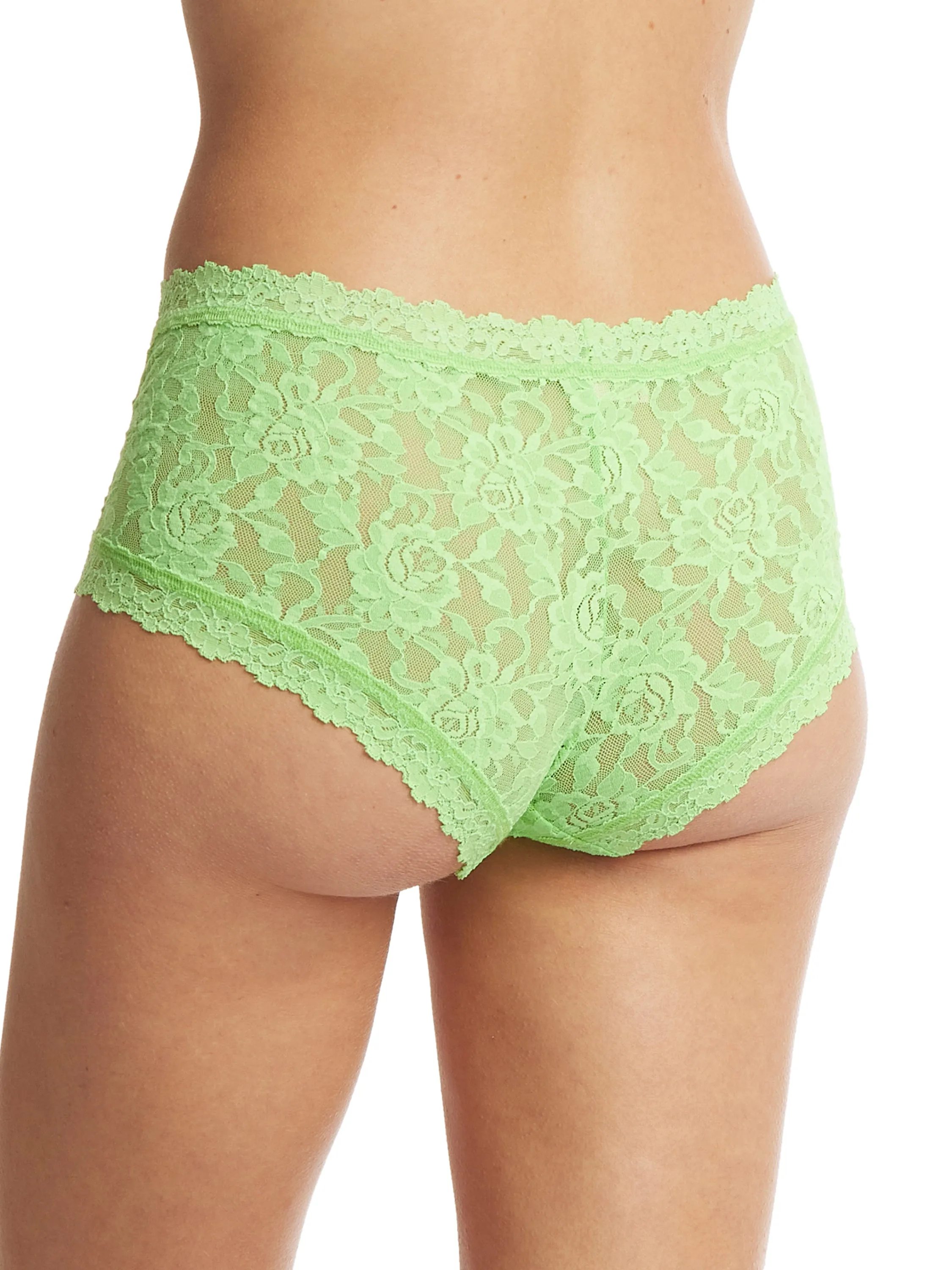 Signature Lace Boyshort Kiwi Punch Green Sale sold by Hanky Panky product image thumbnail 4