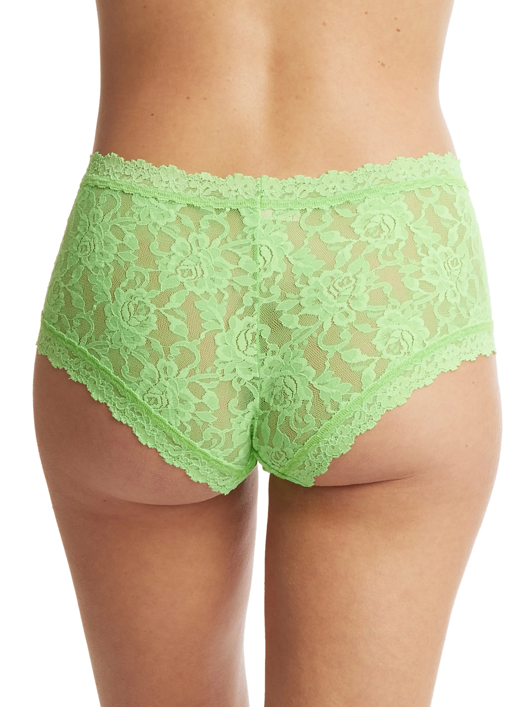 Signature Lace Boyshort Kiwi Punch Green Sale sold by Hanky Panky product image thumbnail 2