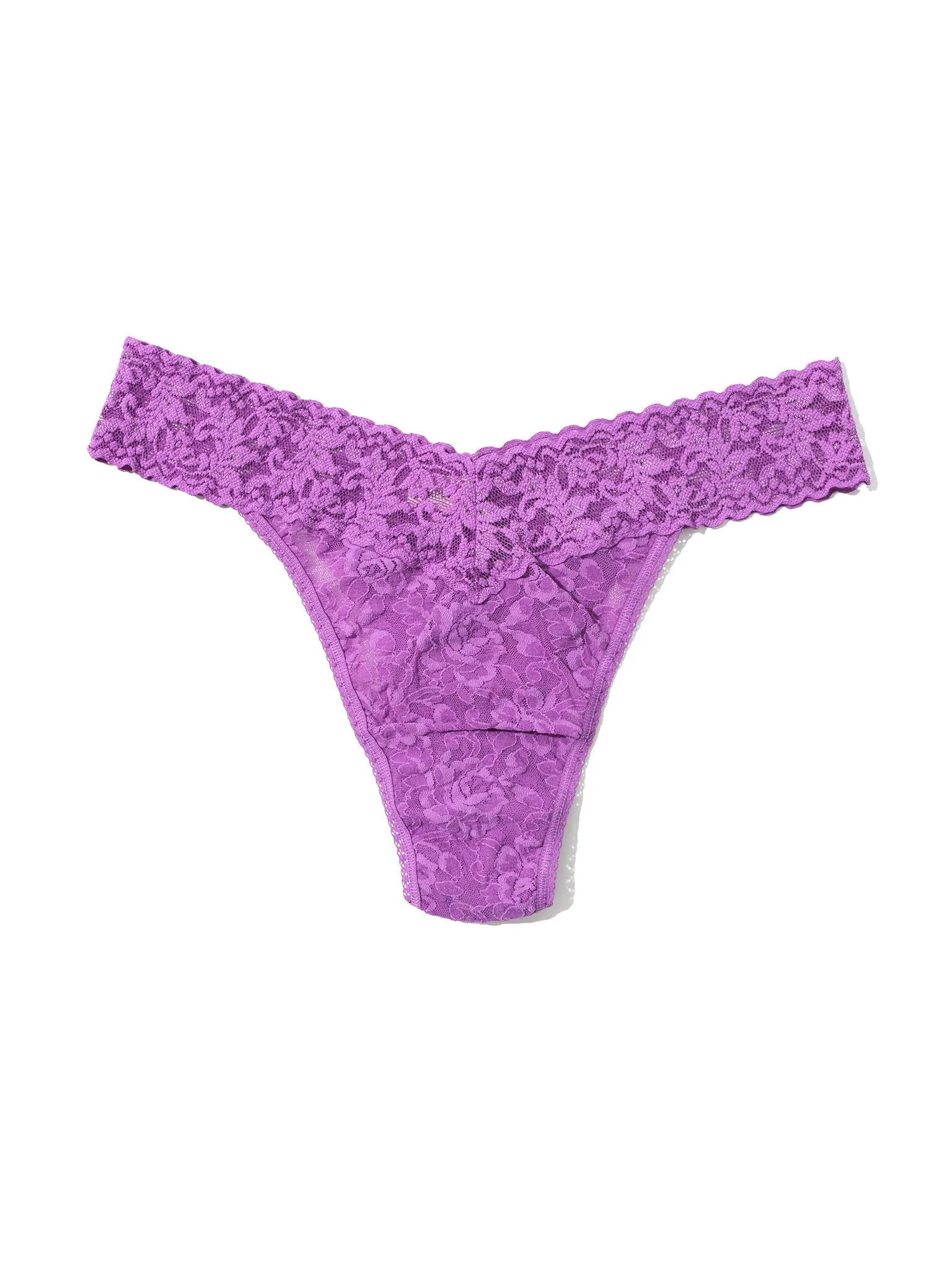 Signature Lace Original Rise Thong Violet Haze Purple Sale sold by Hanky Panky product image thumbnail 2