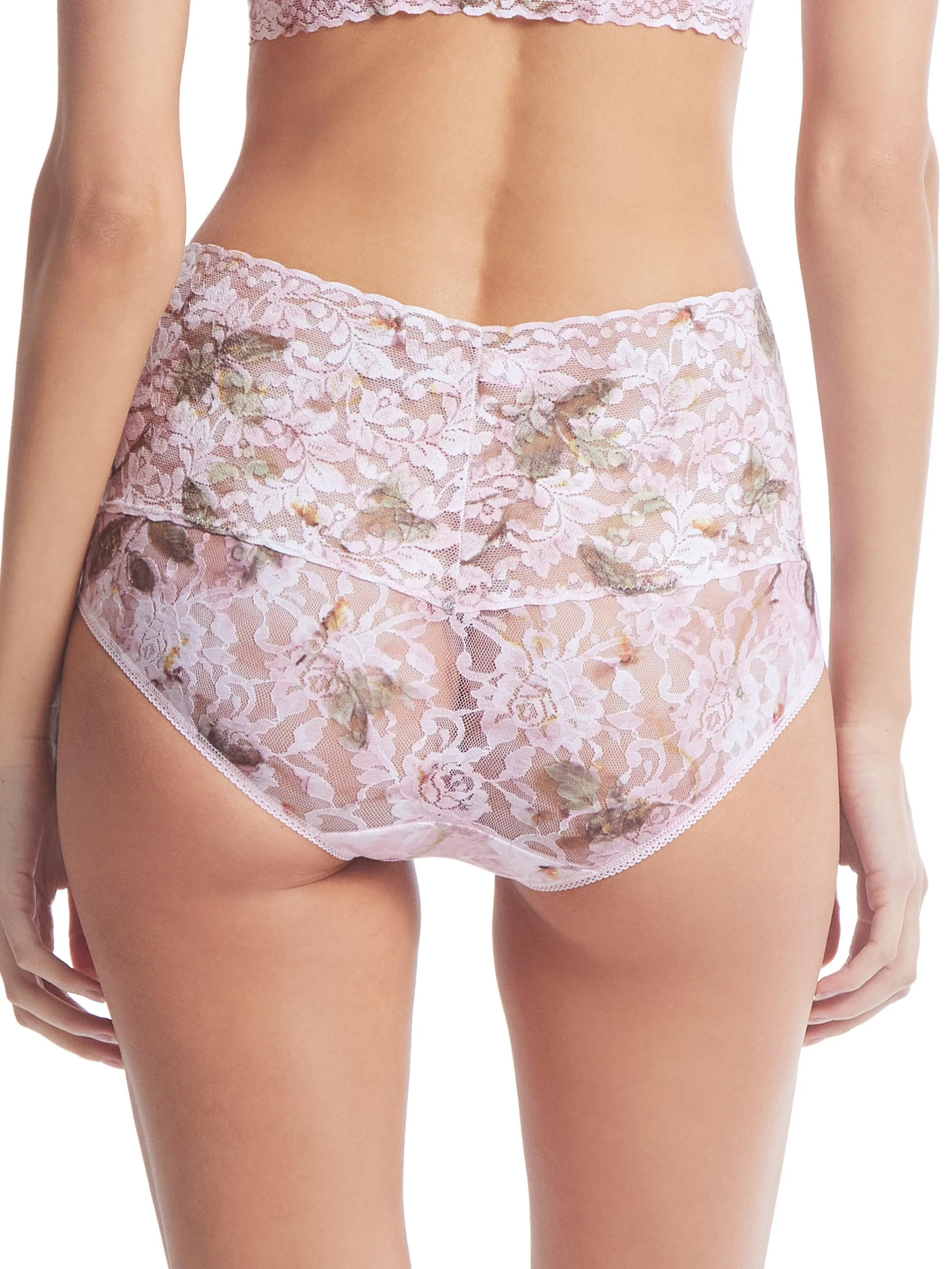 Printed Retro Lace V-Kini Antique Lily Sale sold by Hanky Panky product image thumbnail 2
