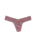 Signature Lace® Low Rise Thong Artichoke Heart Purple sold by Hanky Panky