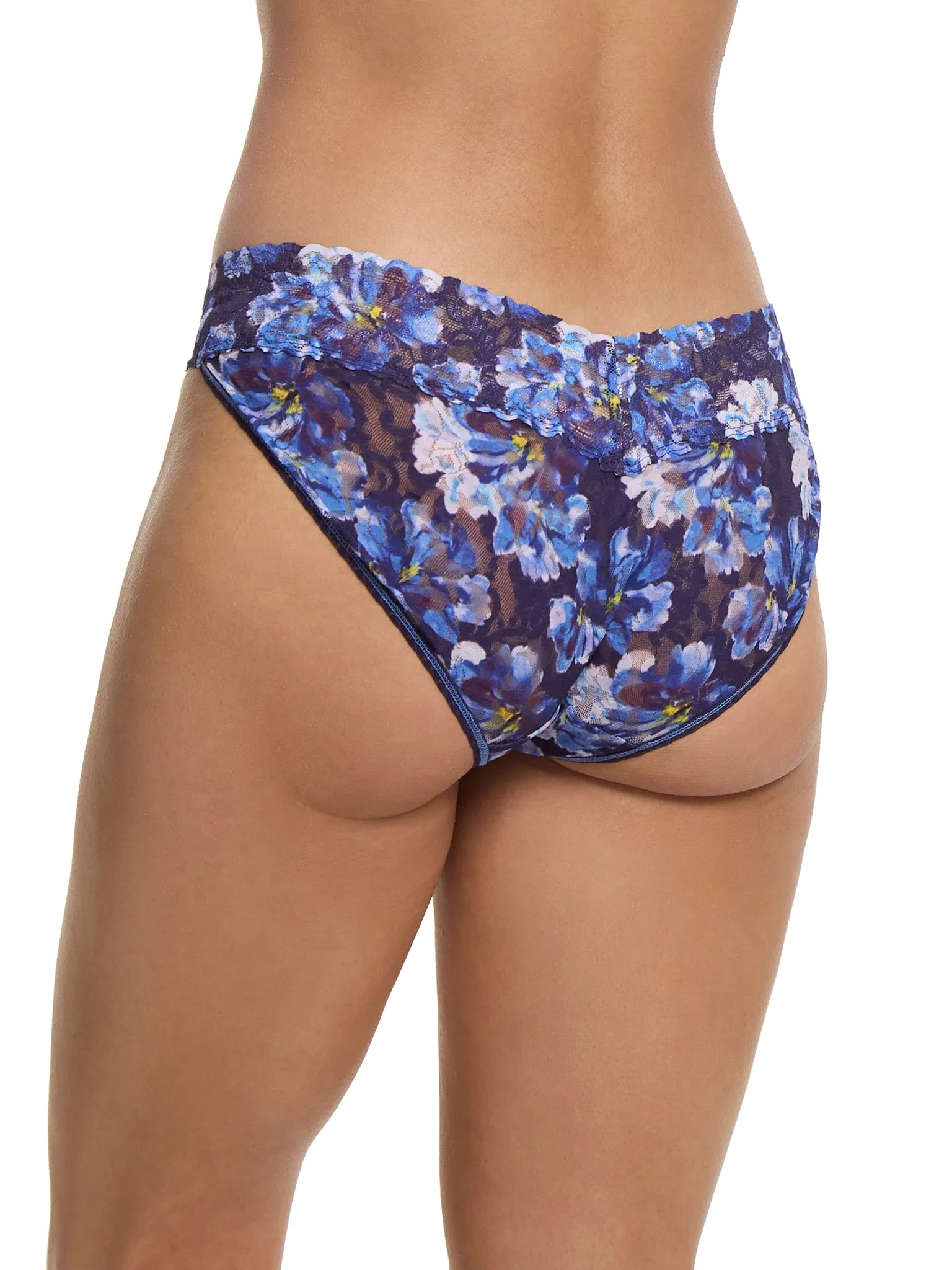 Printed Signature Lace V-Kini Nightfall Purple Sale sold by Hanky Panky product image thumbnail 2