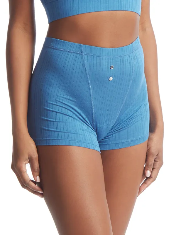 MellowLuxe™ Boxer Brief Storm Cloud Blue Sale sold by Hanky Panky