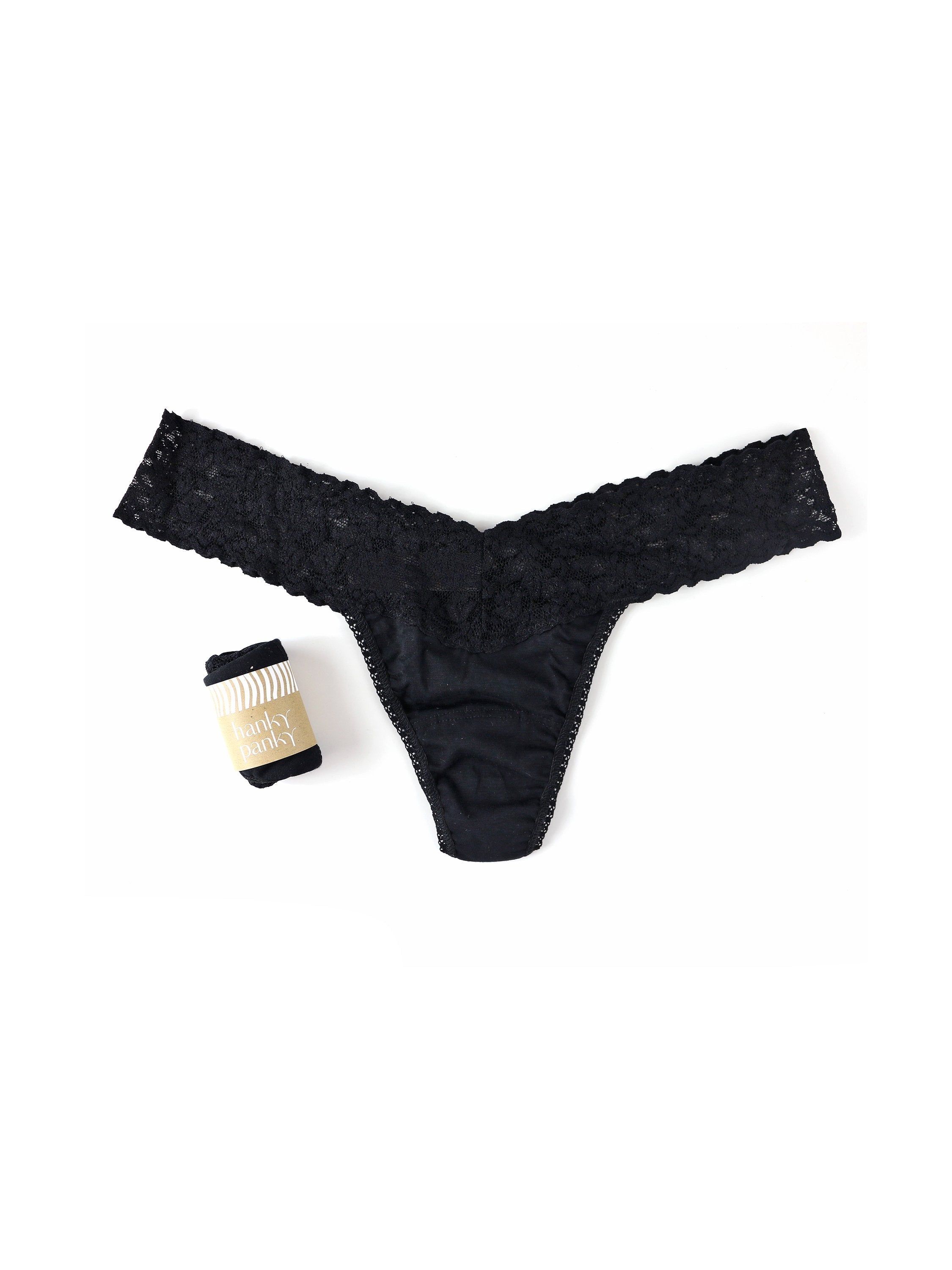 Supima® Cotton Low Rise Thong sold by Hanky Panky product image thumbnail 3