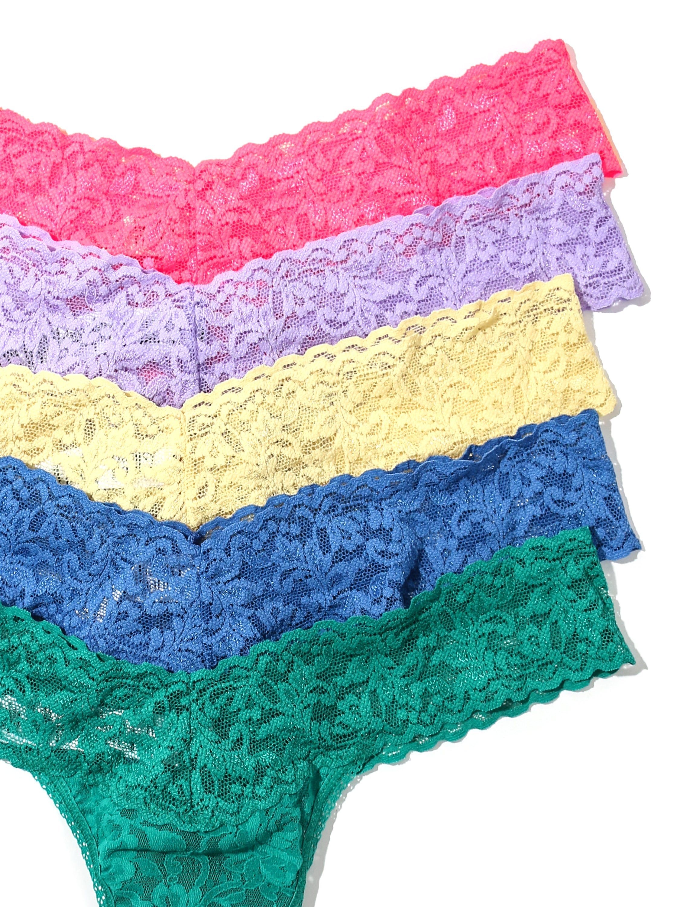 5 Pack Signature Lace Low Rise Thongs in Printed Box Sale sold by Hanky Panky product image thumbnail 2