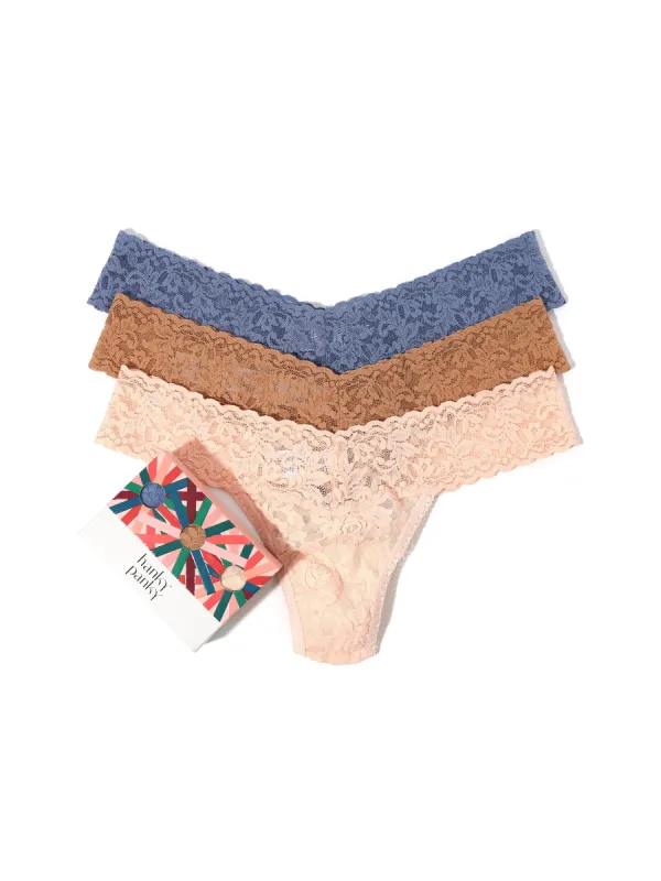 Holiday 3 Pack Low Rise Thongs Sale sold by Hanky Panky
