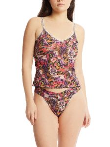 Printed Daily Lace™ Original Rise Thong Warm Breeze sold by Hanky Panky