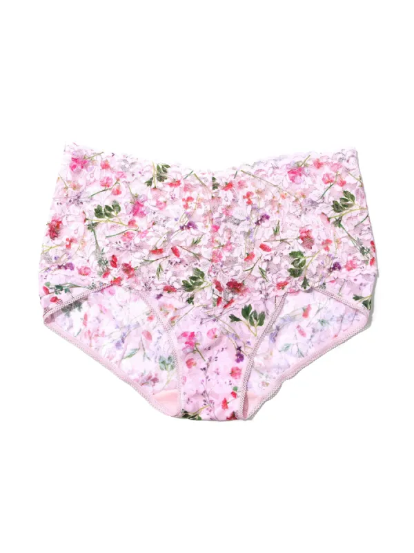 Printed Retro Lace V-Kini Rise And Vines Sale sold by Hanky Panky