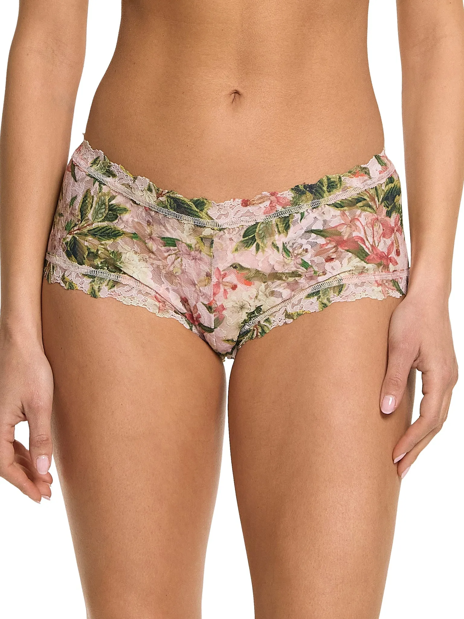 Printed Signature Lace® Boyshort French Garden Sale sold by Hanky Panky