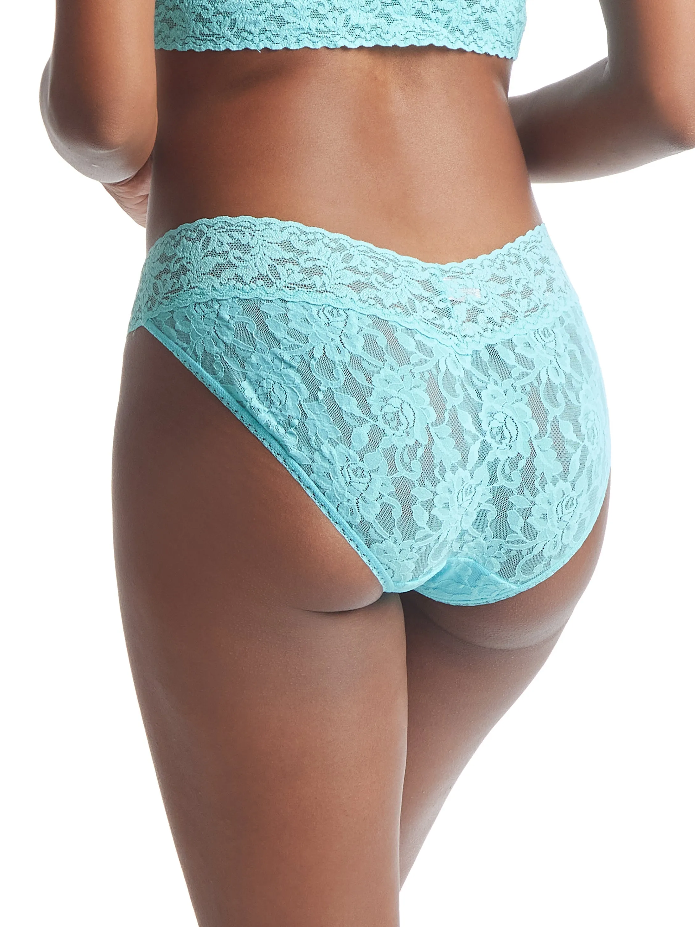 Signature Lace V-Kini Aquatic Blue sold by Hanky Panky product image thumbnail 3