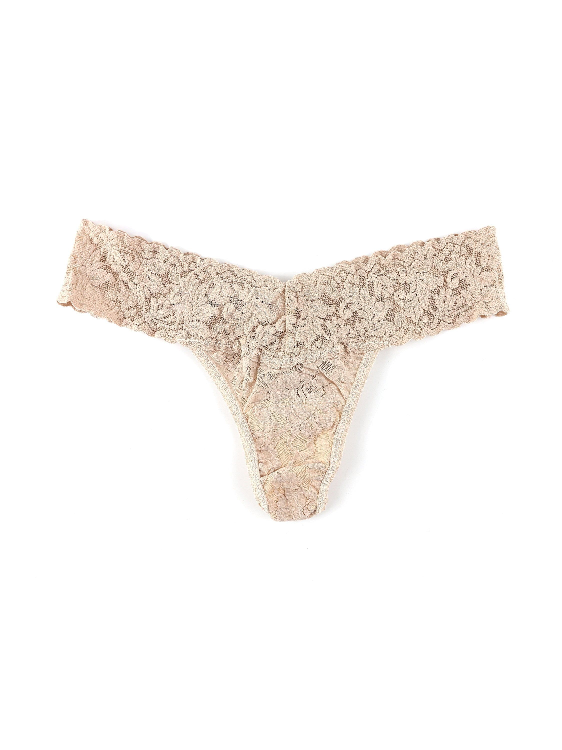 Petite Size Signature Lace Low Rise Thong sold by Hanky Panky product image thumbnail 13