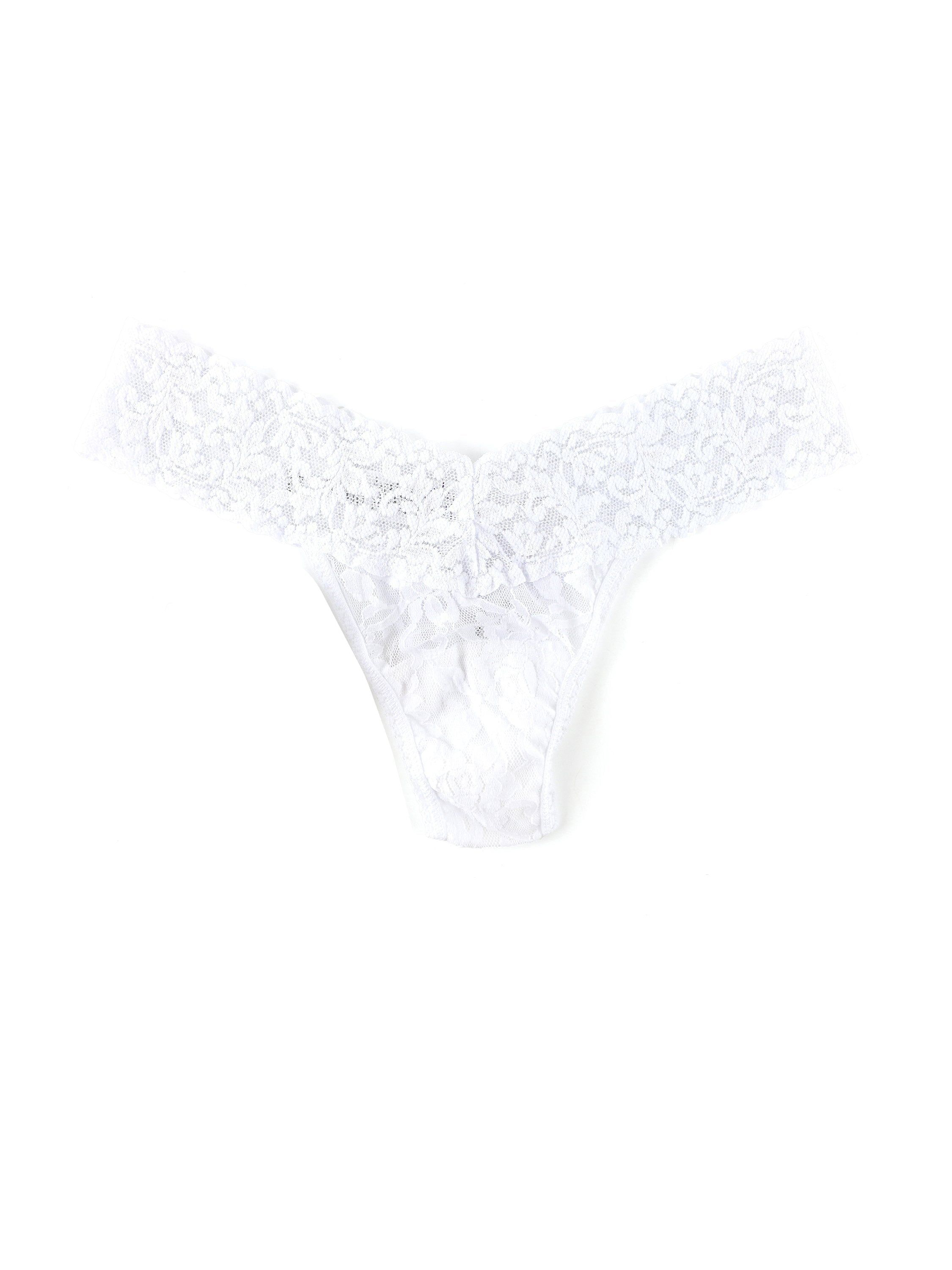 Petite Size Signature Lace Low Rise Thong sold by Hanky Panky product image thumbnail 7