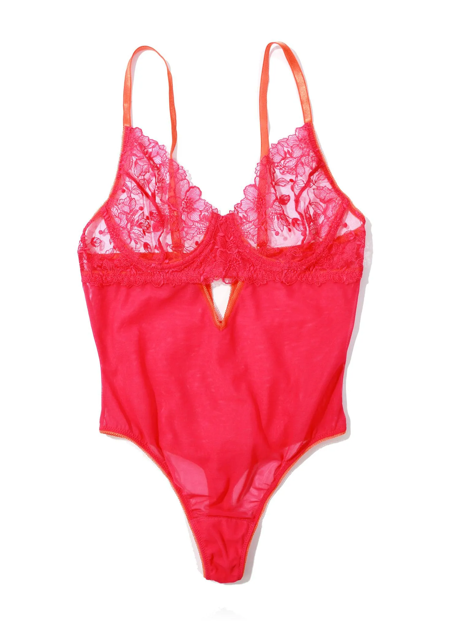 &oh™ In Full Bloom Bodysuit Kiss Me Pink Sale sold by Hanky Panky product image thumbnail 2