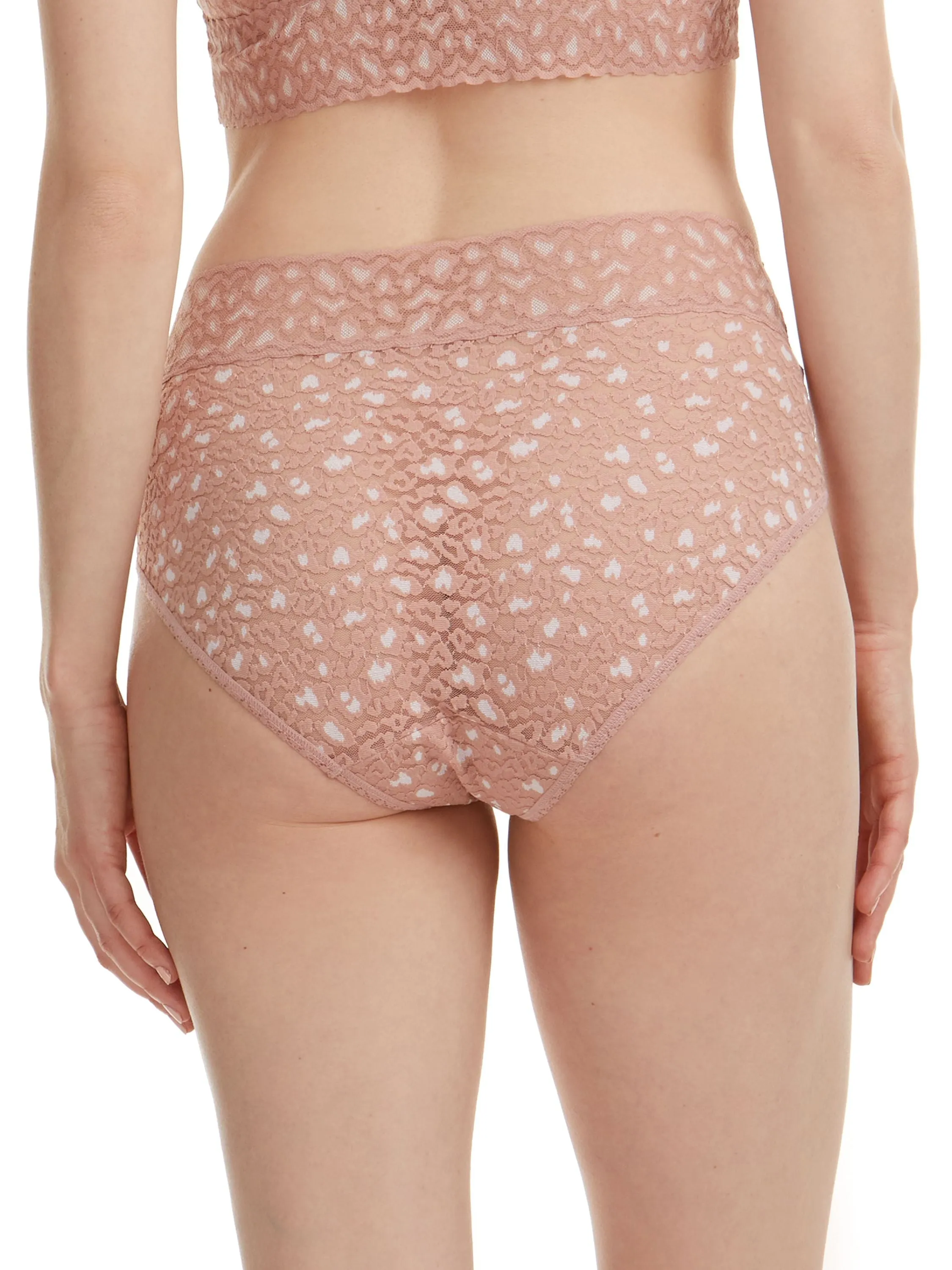 Cross-Dyed Leopard French Brief Desert Rose Pink sold by Hanky Panky product image thumbnail 2