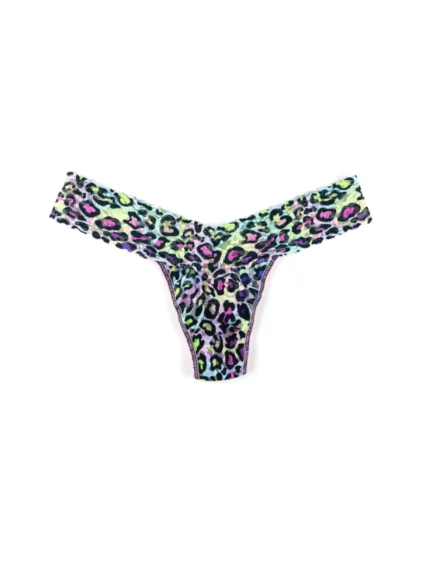 Printed Signature Lace Low Rise Thong Disco Diva Sale sold by Hanky Panky