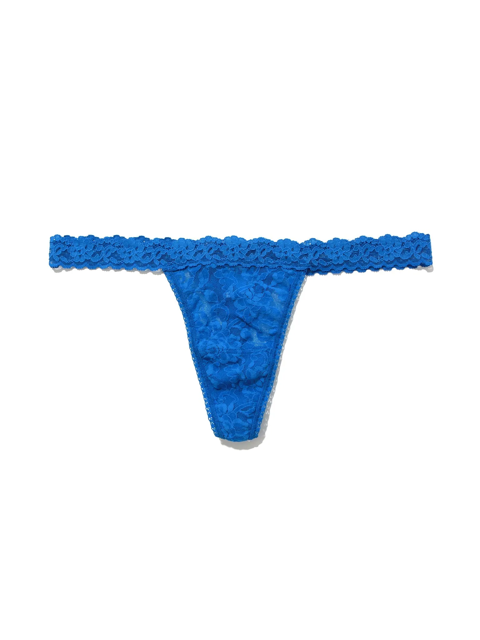 Signature Lace G-String Across The Pond Blue Sale sold by Hanky Panky product image thumbnail 3