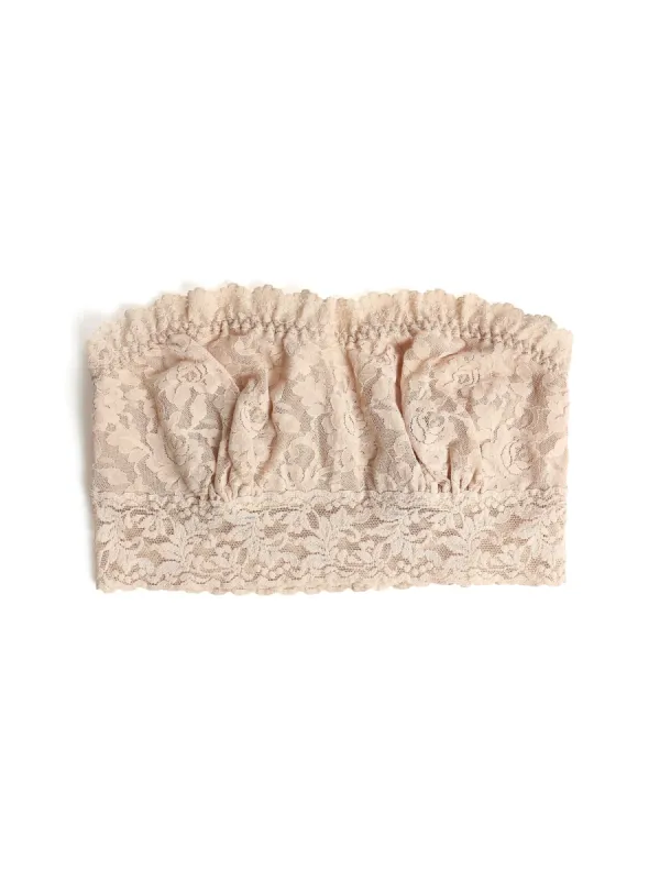 Signature Lace Lined Bandeau Bralette Chai sold by Hanky Panky
