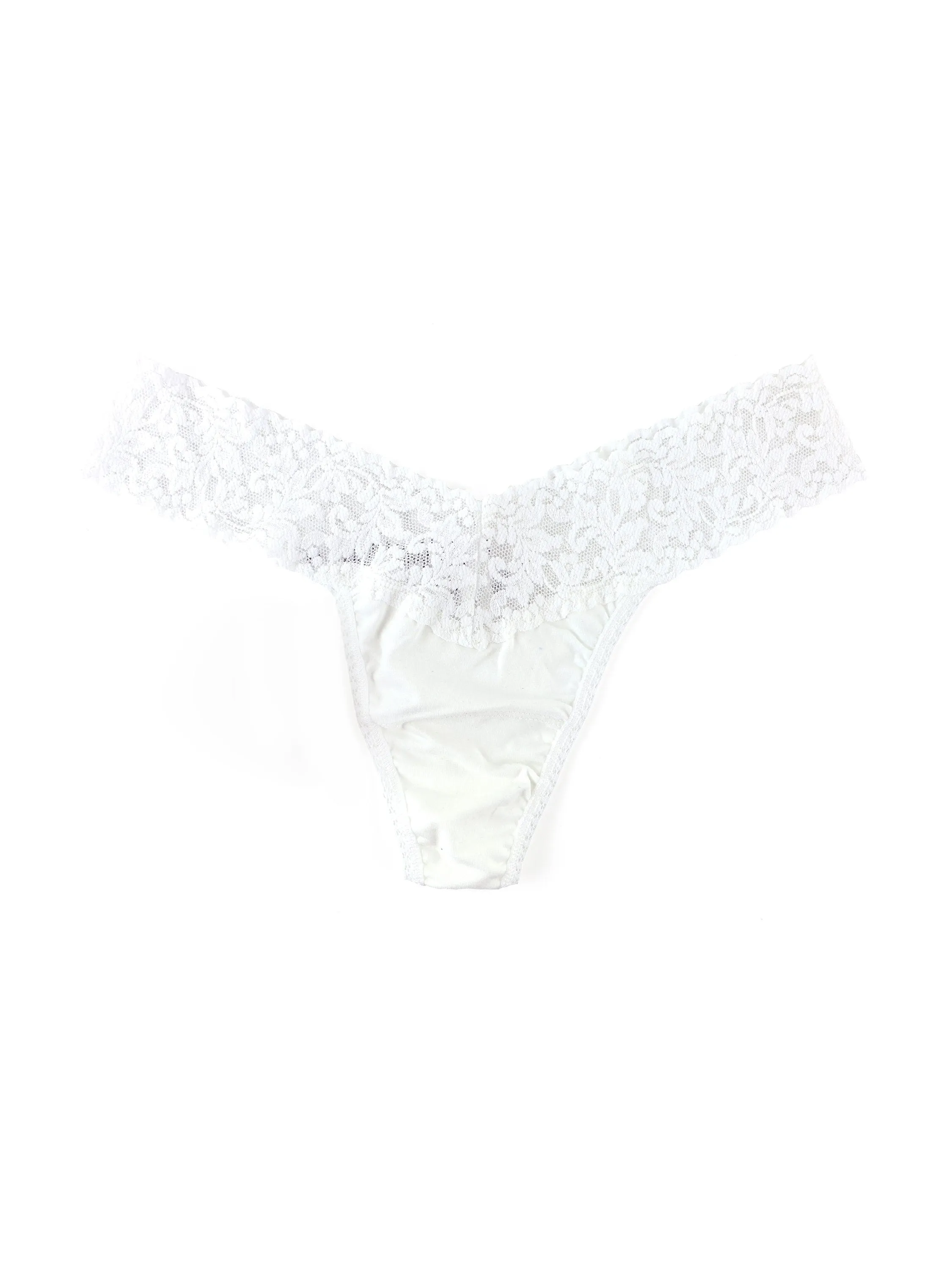 Supima® Cotton Low Rise Thong White sold by Hanky Panky product image thumbnail 2