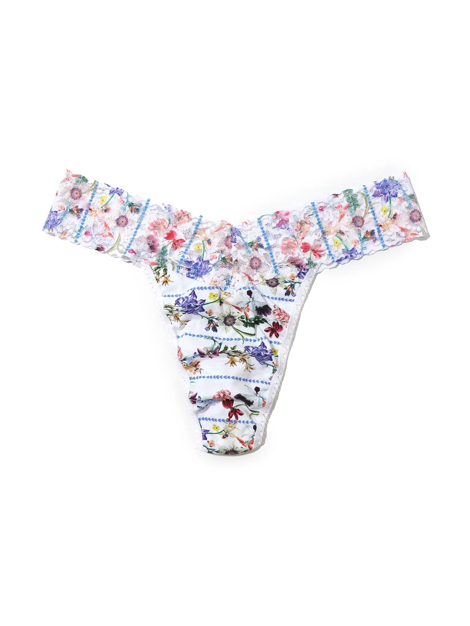 Supima® Cotton Printed Original Rise Thong Flower Crown Sale sold by Hanky Panky product image thumbnail 2