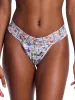 Supima® Cotton Printed Original Rise Thong Flower Crown Sale sold by Hanky Panky
