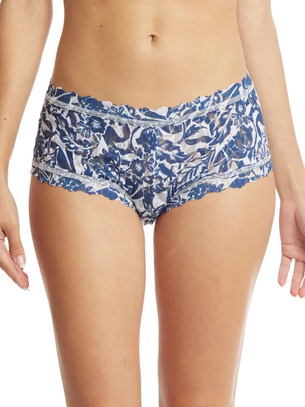 Printed Signature Lace Boyshort Sketchbook Floral Sale sold by Hanky Panky