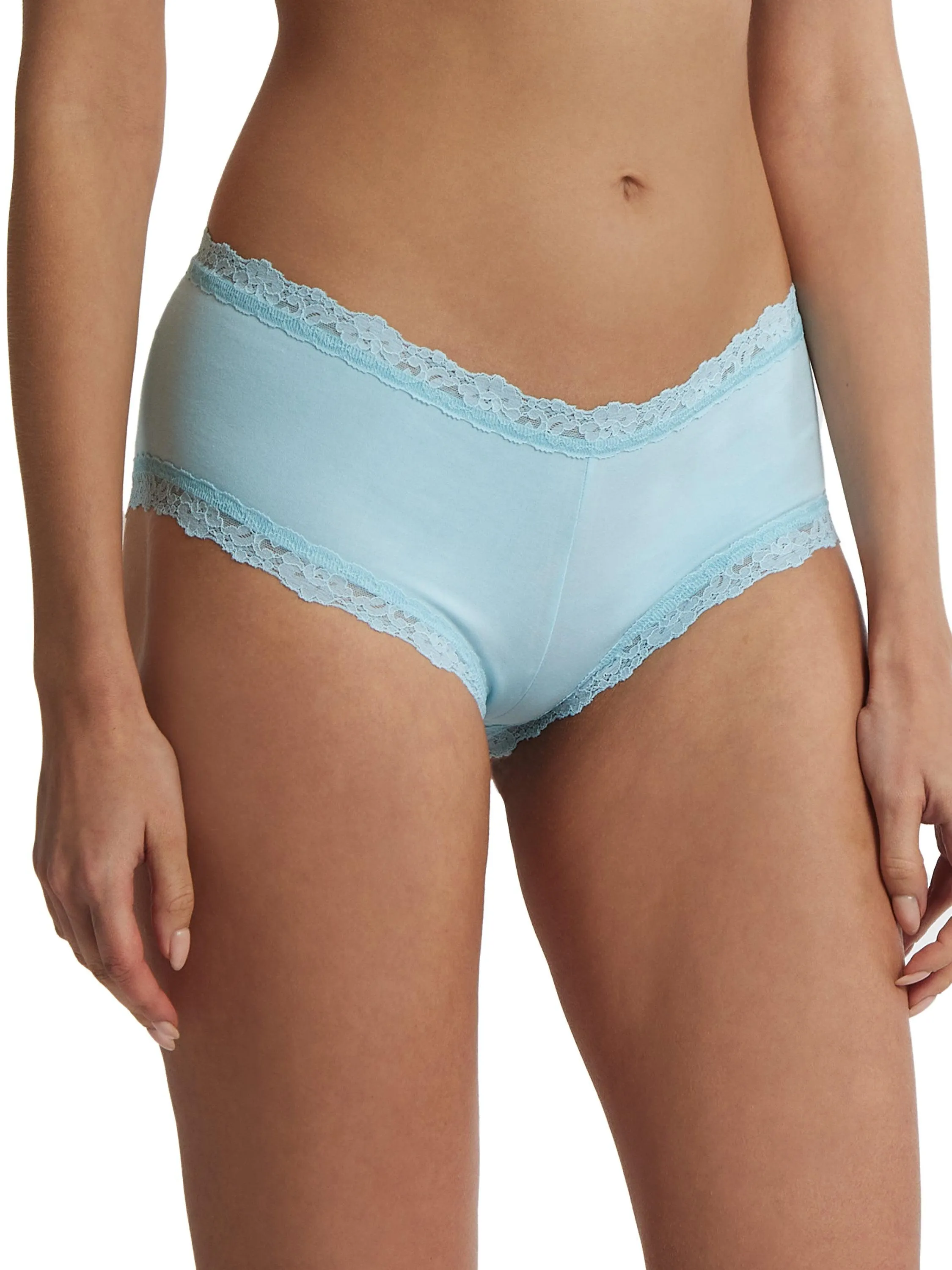 Supima Cotton Boyshort Butterfly Blue Sale sold by Hanky Panky product image thumbnail 2