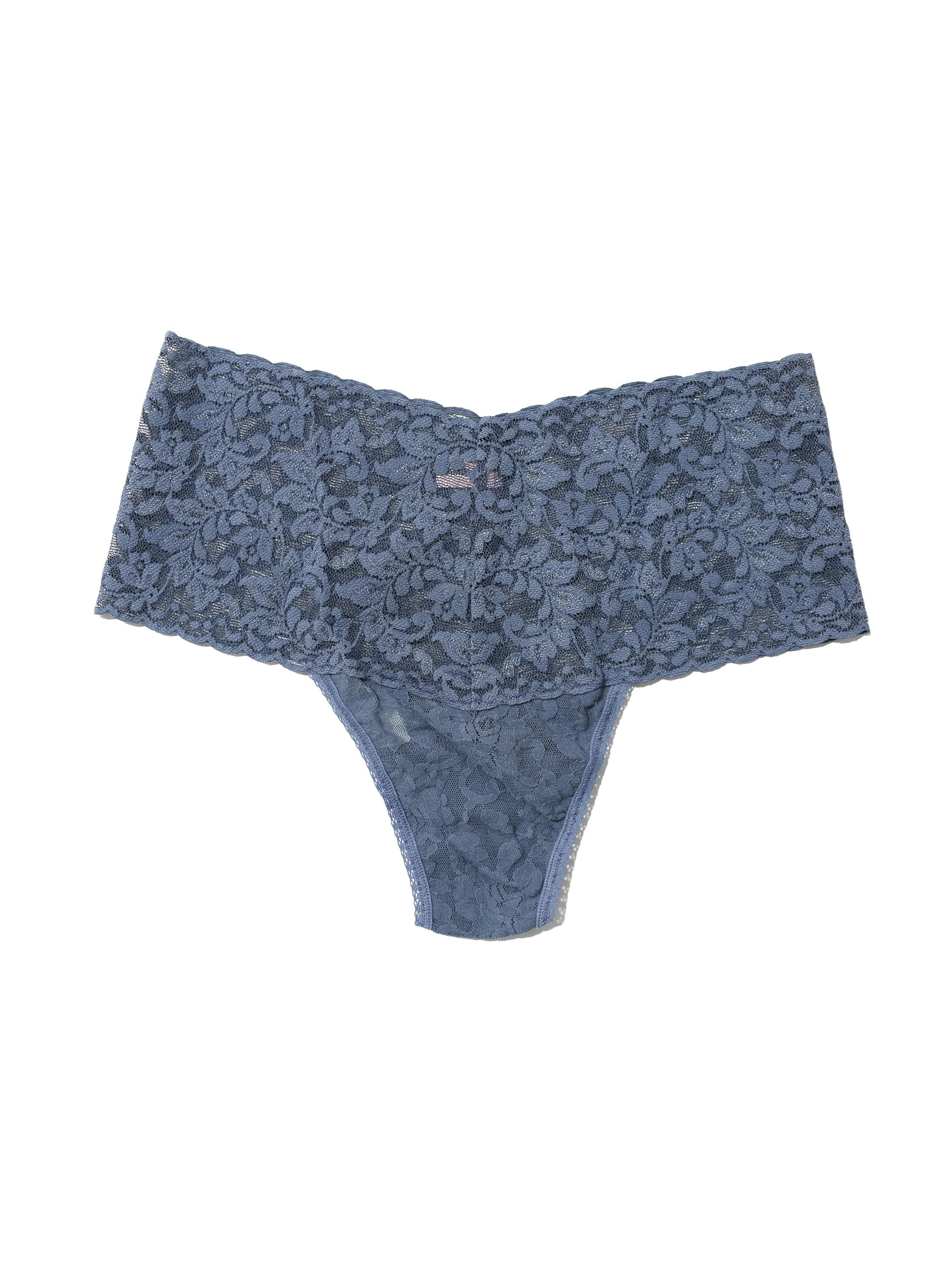 Retro Lace Thong Tour Guide Blue Sale sold by Hanky Panky product image thumbnail 2