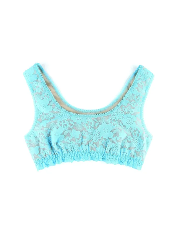 Daily Lace™ Lined Scoopneck Bralette Whisper Blue Sale sold by Hanky Panky