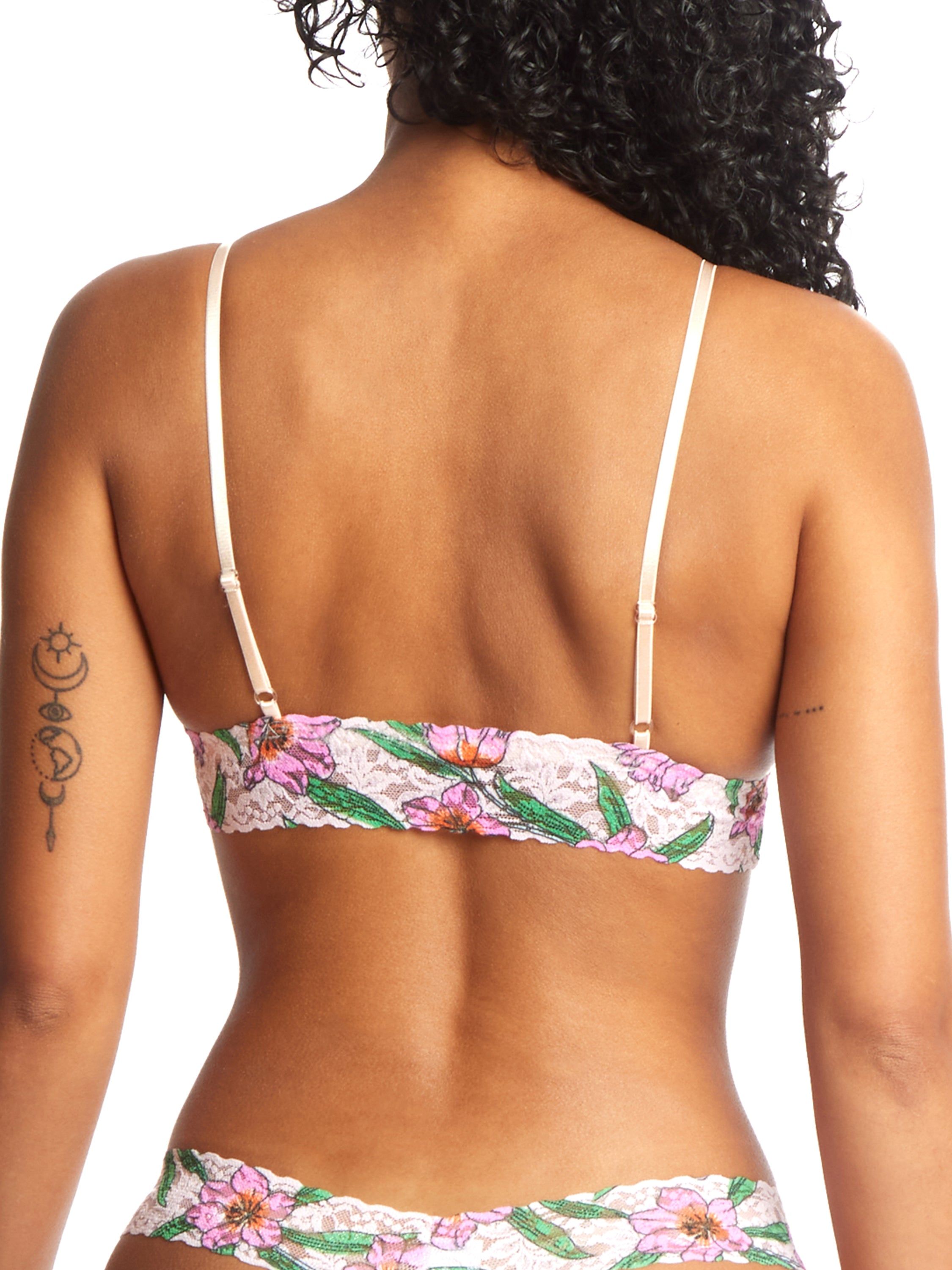 Printed Signature Lace Padded Triangle Bralette Sale sold by Hanky Panky product image thumbnail 3