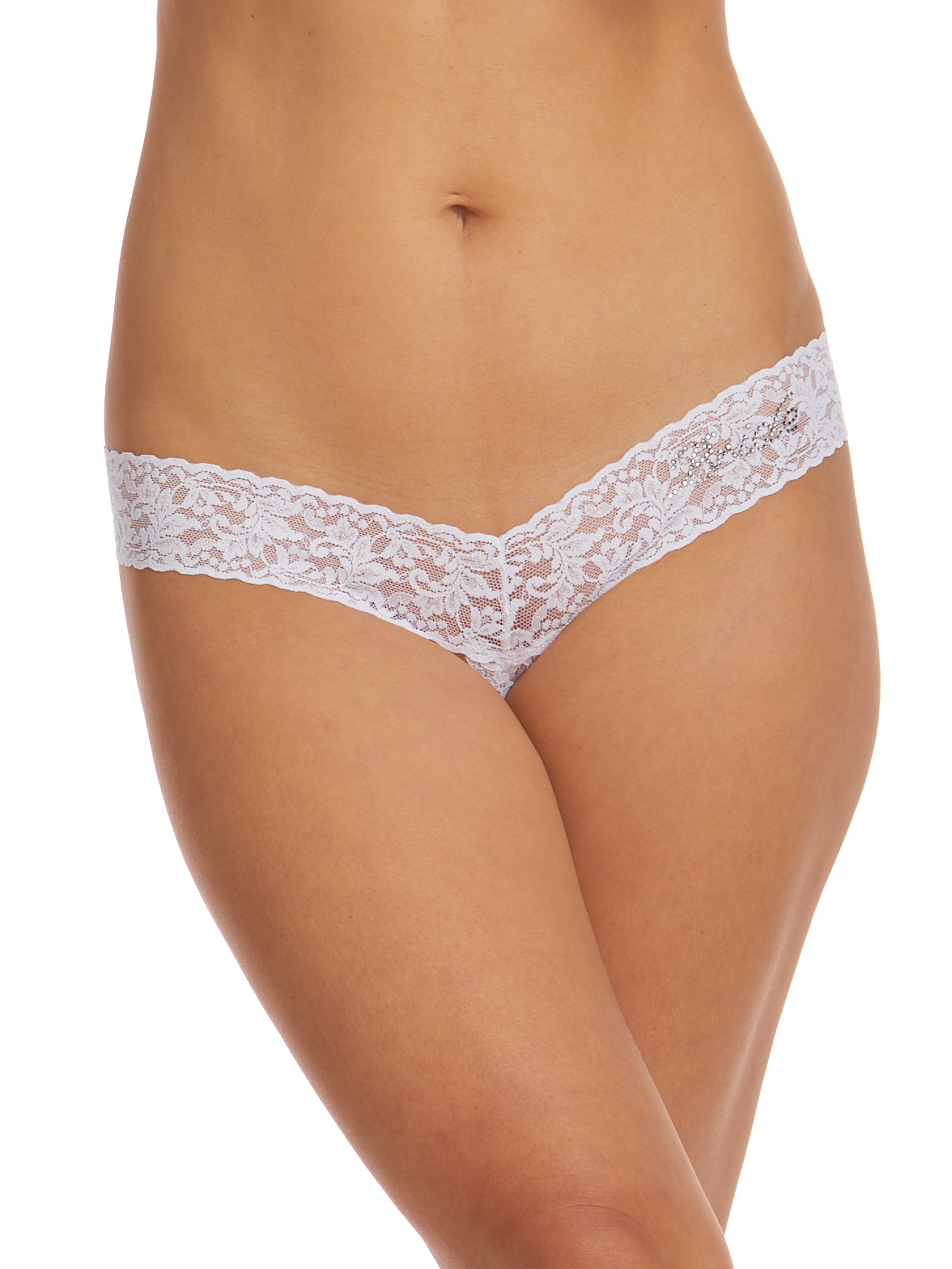 Bride Crystal Crotchless Thong sold by Hanky Panky product image thumbnail 4