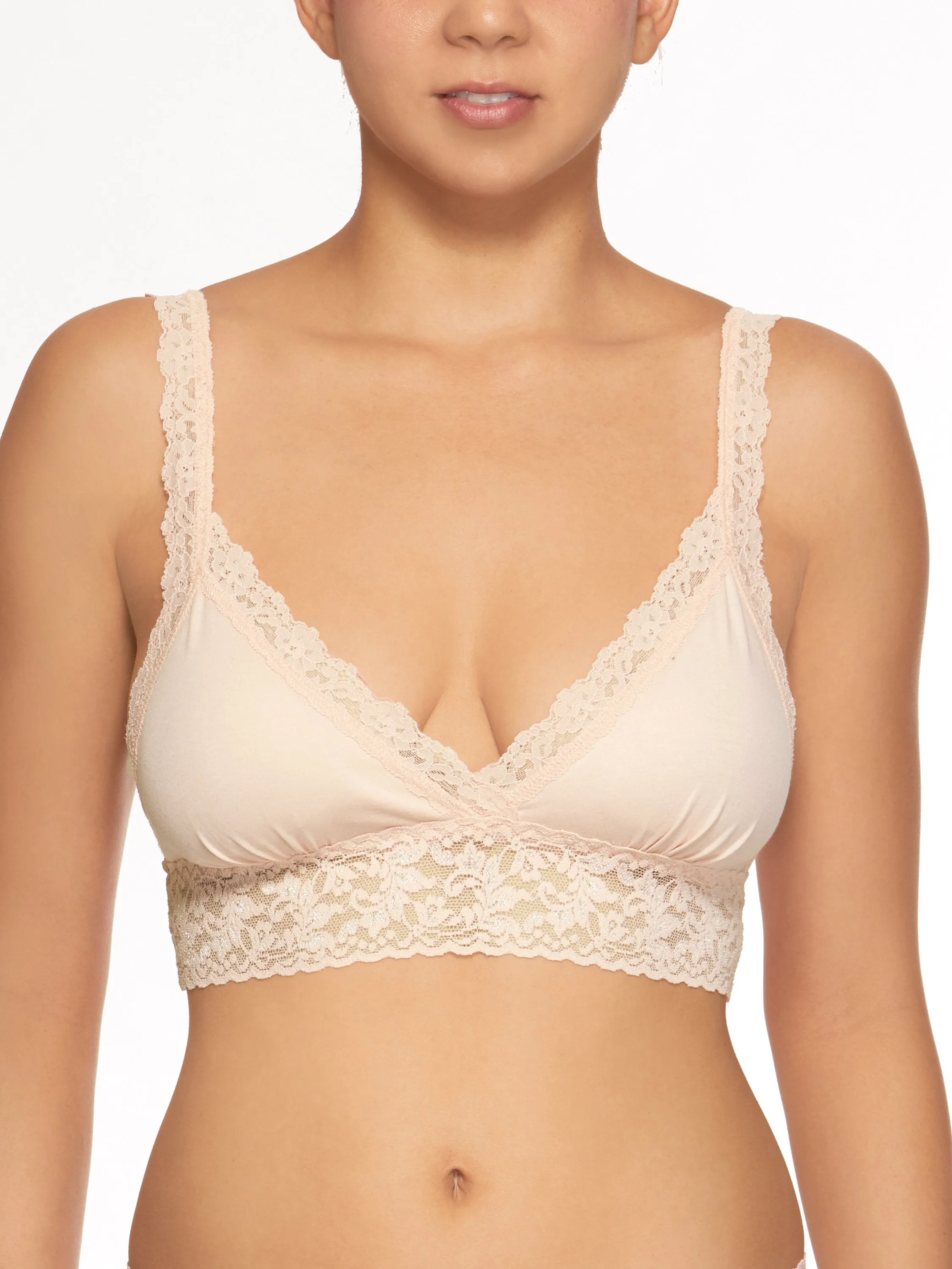 Supima® Cotton Padded Bralette Chai sold by Hanky Panky product image thumbnail 2