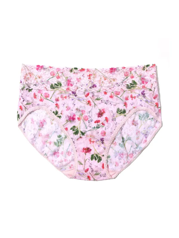 Printed Signature Lace French Brief Rise And Vines Sale sold by Hanky Panky