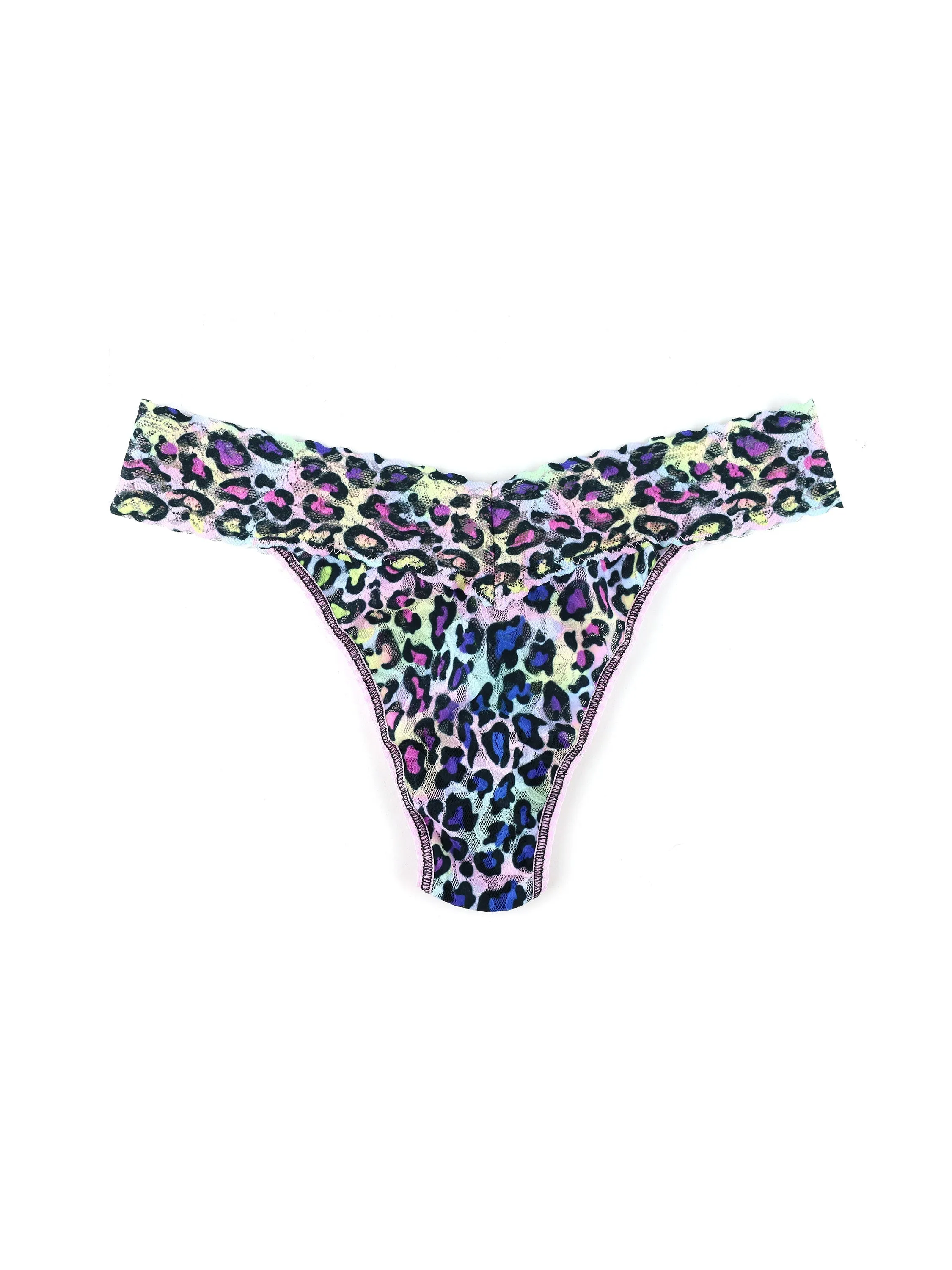 Printed Signature Lace Original Rise Thong Disco Diva Sale sold by Hanky Panky