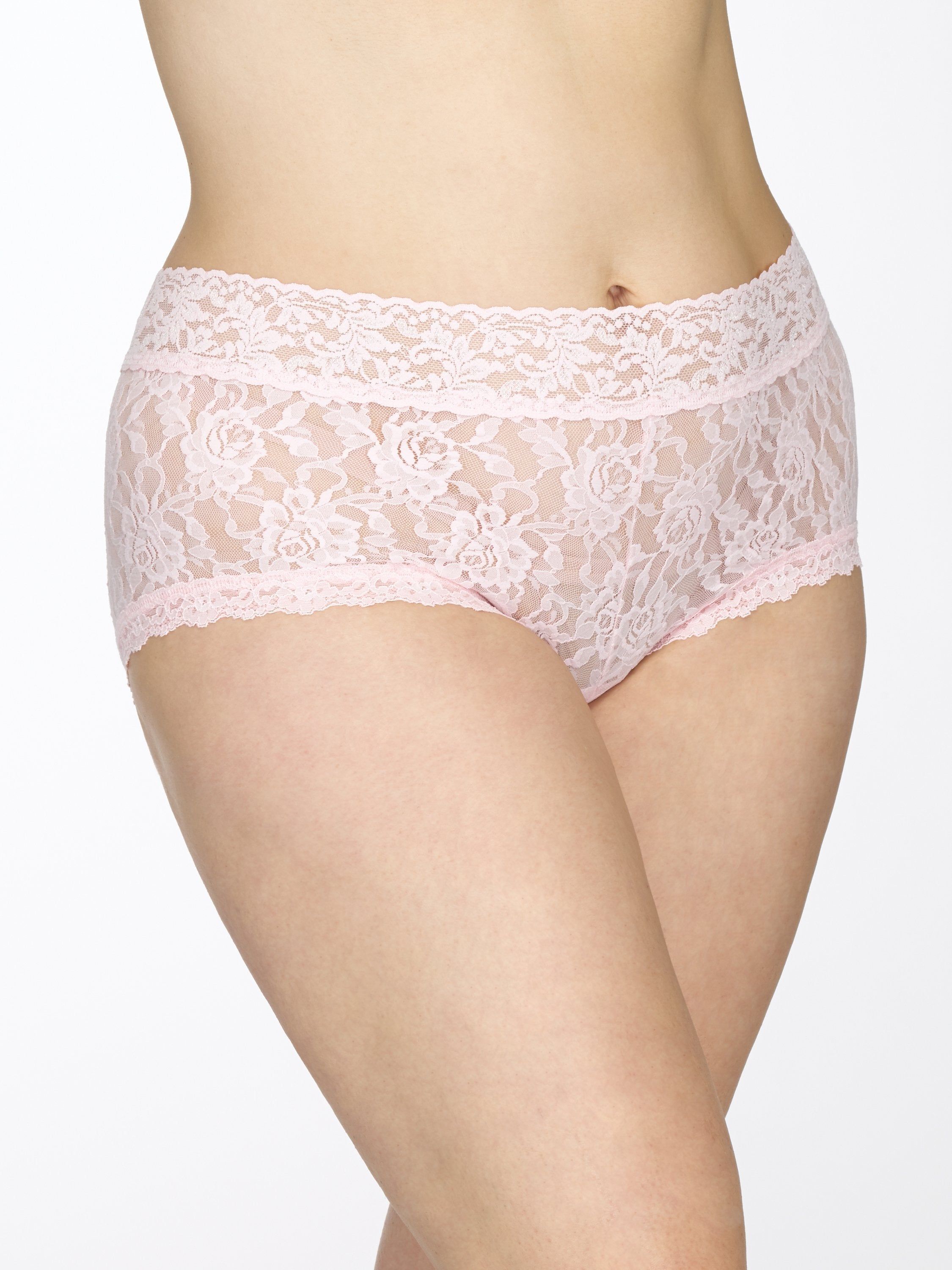 Plus Size Signature Lace Boyshort sold by Hanky Panky product image thumbnail 5